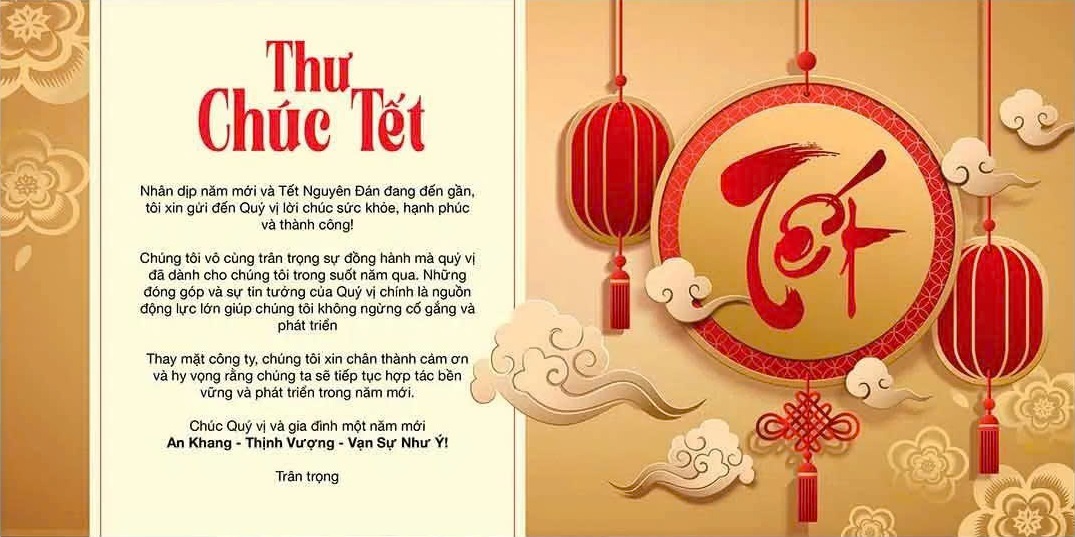 Thư chúc Tết tới CBNV và Khách hàng